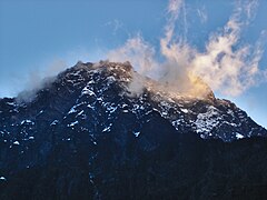 Mount Baker (Ruwenzori) from Bujuku Hut.jpg