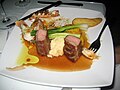 Mountain and bay, grilled steak of lamb and Icelandic lobstertails.jpg