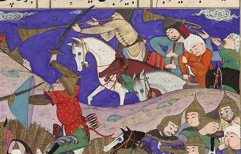 File:Musicians, in fight where Bahram Recovers the Crown of Rivniz, MET DP107153.jpg