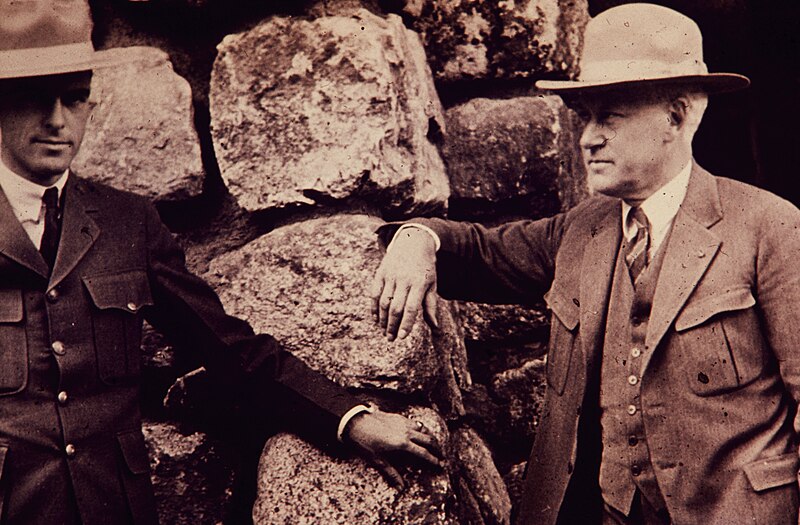 File:NPS Superintendent W.B Lewis and NPS Director Mather, Yosemite.jpg