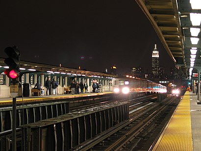 Cómo llegar a 46th Street-Bliss Street en transporte público - Sobre el lugar