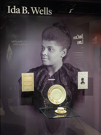Ida B. Wells display at the National Museum of African American History and Culture