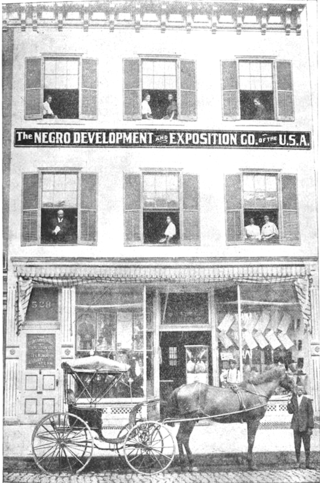 <span class="mw-page-title-main">Negro Development and Exposition Company</span> American organization