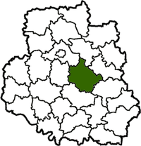 Няміраўскі раён на мапе