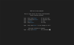 Neovim v0.9.0-dev intro screen.png