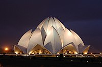 MC13. New Delhi Lotus temple.