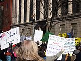 No Muslim Ban march from White House to Capitol Hill