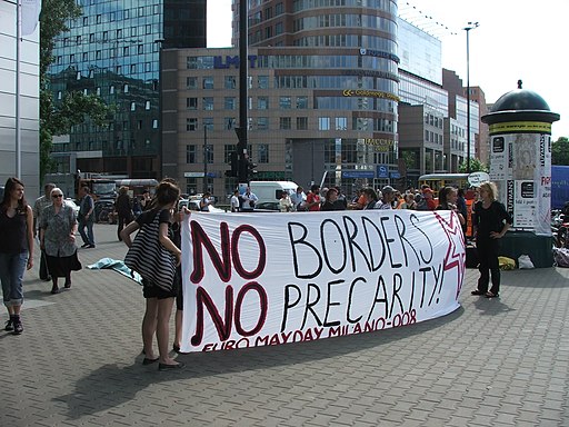 No borders, no precarity - Shut Down FRONTEX Warsaw 2008