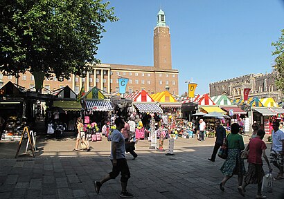 How to get to Norwich Market with public transport- About the place