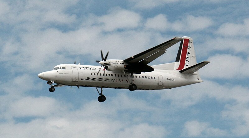 File:OO-VLN FK50 CityJet LCY 260615.jpg