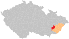 Správní obvod obce s rozšířenou působností Kroměříž na mapě
