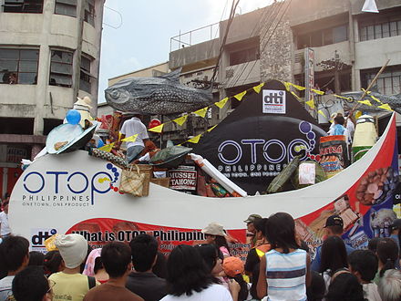 Float exhibiting products of Eastern Visayas