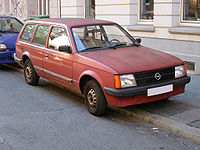 Opel Kadett D station wagon.