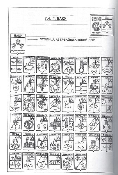 File:Original collection of Coat of arms Azerbaijani cities.jpg