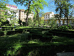 Jardin botanique, fi, haies de buis.JPG