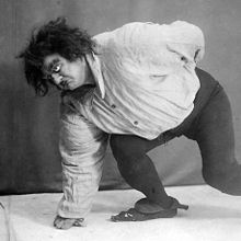 El actor teatral Alexander Ostuzhev como Quasimodo, 1925.