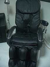 Robotic massage chair Oto massage chair.JPG