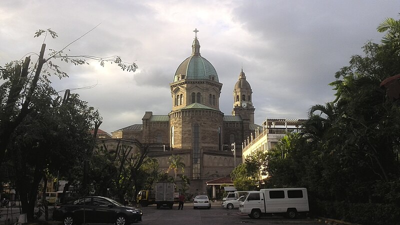 File:PHL Manila Manila cathedral.jpg
