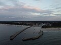 Ustka; wejście do portu