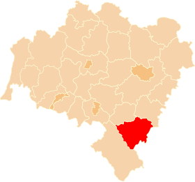 Plassering av Ząbkowice Śląskie County