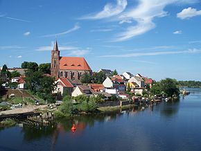 Historischer Teil der Stadt Eisenhüttenstadt, der Ortsteil Fürstenberg, im Jahr 2009