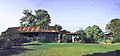 Panorama of the farmhouse at Kona Coffee Living History Farm