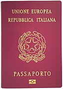 Italský cestovní pas
