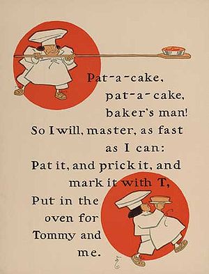 Pat-a-cake, pat-a-cake, baker's man 1 - WW Denslow - Project Gutenberg etext 18546.jpg