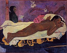 Spirit of the Dead Watching by Paul Gauguin (1892) Paul Gauguin- Manao tupapau (The Spirit of the Dead Keep Watch).JPG