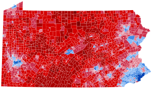 Pennsylvania Presidential Results 2020 by Municipality.svg