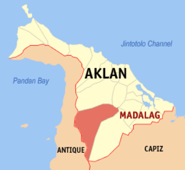 Madalag na Aklan Coordenadas : 11°31'37"N, 122°18'23"E