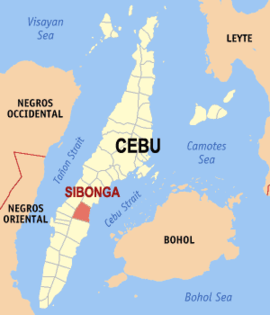 Sibonga na Cebu Coordenadas : 10°2'N, 123°34'E