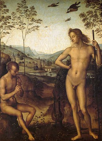 Apollo and Marsyas, c. 1490 Pietro Perugino cat26.jpg