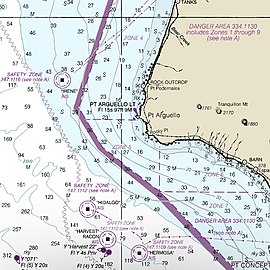 Point Pedernales nautical chart (NOAA 18720)