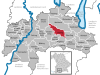 Location of the municipality of Polling in the Weilheim-Schongau district