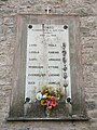 Monumento ai caduti della Seconda Guerra Mondiale, Ponzò, Riccò del Golfo di Spezia, Liguria, Italia