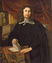 Rev. John Eliot (1604-1690), founder of Roxbury Latin School Portrait of John Eliot.jpg