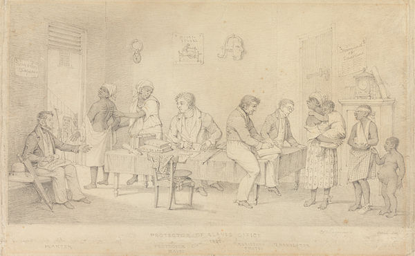 Protector of Slaves Office (Trinidad), Richard Bridgens, 1838
