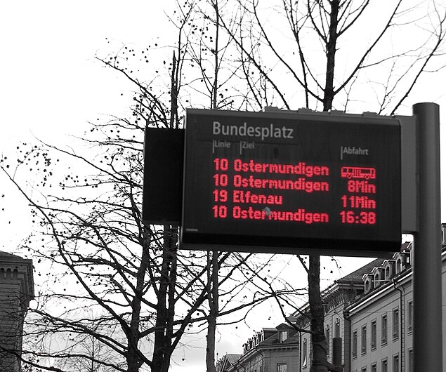Public Transport Information System, Bern.jpg