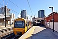 QR SMU 239 arriving at South Brisbane railway station on a Beenleigh line