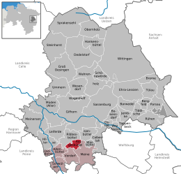 Rötgesbüttel - Carte