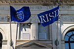 RISD flags at the Mandel Building.jpg