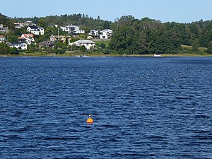 Banor för tävlingsrodd i Rådasjön den 25 augusti 2021.