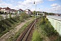 English: Removed rail yard to PBS in Třebíč, Czech Republic. Čeština: Odstraněná vlečka do PBS v Třebíči. Camera location 49° 12′ 40.68″ N, 15° 53′ 33.72″ E  View all coordinates using: OpenStreetMap