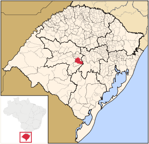 Kart over Restinga Seca