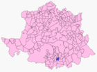Расположение муниципалитета Робледильо-де-Трухильо на карте провинции