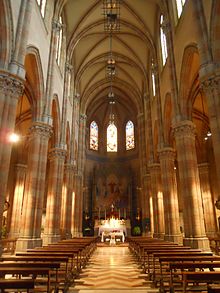 Roma, chiesa del Sacro Cuore di Gesù en Prati - Interno.JPG