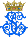 Royal Monogram of Sophie Charlotte, Duchess of Bavaria.svg