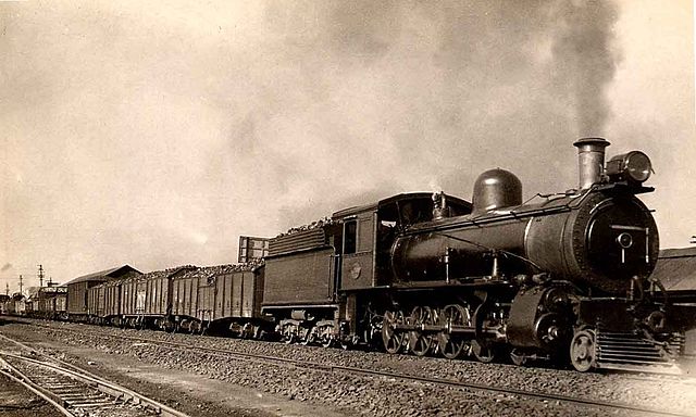 Type XE1 with slatted top on SAR Class 8, c. 1930