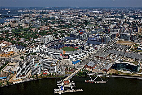 Southeast (Washington DC) Nationals Park Looking Northwest